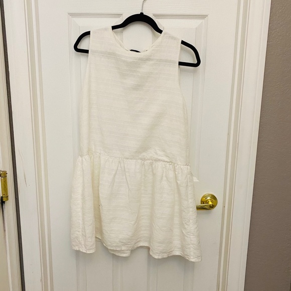 FRNCH Sleeveless Embroidered Dress Medium - Picture 3 of 5